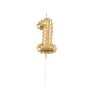 T�rtljus 1 - Guld - 8 cm