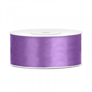 Satinband - 25 m - Lila - Bredd: 25 mm Satinband - 25 m - Lila - Bredd: 25 mm