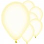 Ballonger - Crystal - Ljusgula - 50-pack