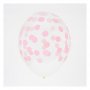 Ballonger - Printed Confetti - Rosa - 5-pack