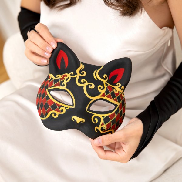 Kalasmasker - DIY - Katter - 10-pack Kalasmasker - DIY - Katter - 10-pack