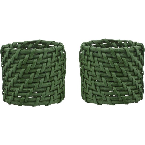 Zoe servettring 2-pack 5 x 4 cm - Grn