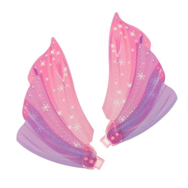 S�pbubbelmaskin Prinsessstav med vingar och ljus 35 x 36,5 x 10 cm - Set