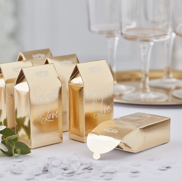 Konfettiboxar - Gold wedding