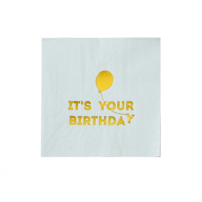 Servetter - It\\\'s your birthday - Bl - 16-pack
