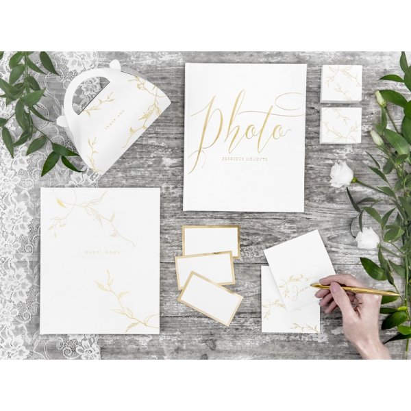 Fotoalbum - Precious moments - Vit/Guld