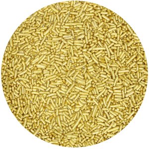 Str�sselstavar Metallic Guld 80 g - FunCakes