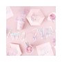 Pappersmuggar Rosa Happy Birthday