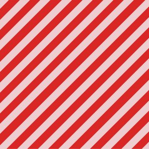 Presentpapper - Stripes - Rd/Rosa