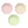 Papptallrikar - Sommarng - 23 cm diamteter - 6-pack