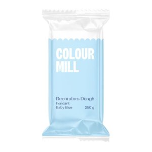 Sugarpaste/Sockerpasta Decorators Dough - Baby Blue - Colour Mill - 250 g Sugarpaste/Sockerpasta Decorators Dough - Baby Blue - Colour Mill - 250 g