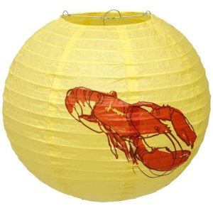 Papperslykta - Kr�ftskiva - 25 cm