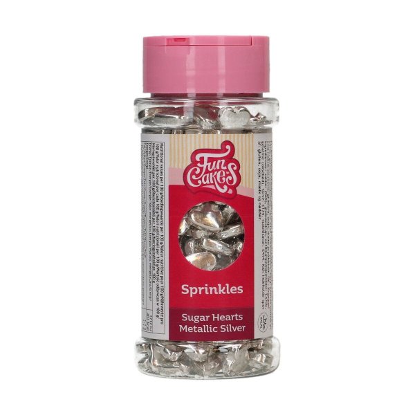Strssel - Silverhjrtan - Metallic - Funcakes - 80 g