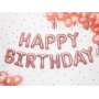Folieballonger Happy Birthday, ros�