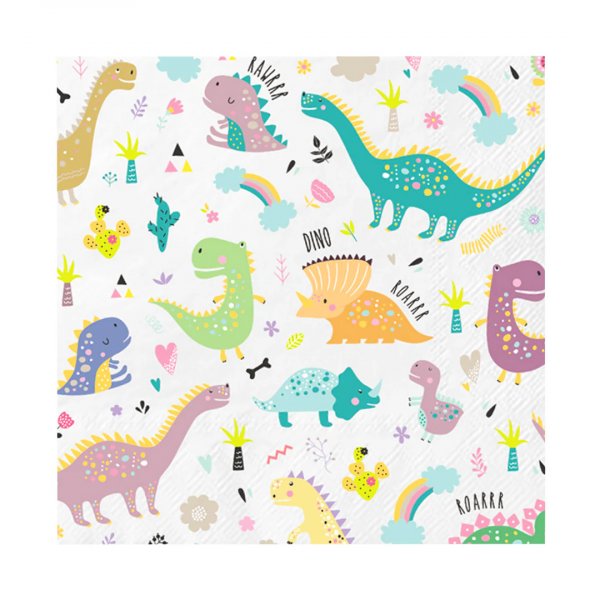 Servetter - Dinosaurs - 10-pack