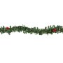 Girlang Jul -Granris med r�da b�r - 2,7m