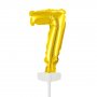 Folieballong Siffra 7 Guld 5 tum