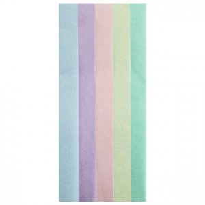 Silkespapper - Pastell - 10 st ark