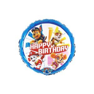 Folieballong - Paw Patrol - Happy Birthday - 46 cm