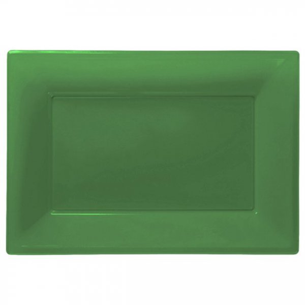 Serveringsfat - Gr�n - 3-pack