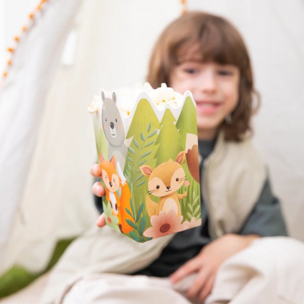 Popcornbägare - Skogens vänner - 6-pack Popcornbägare - Skogens vänner - 6-pack