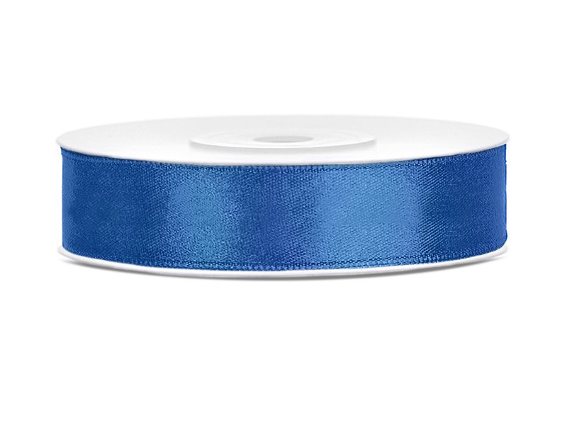 Satinband – Royal Blue (Bredd: 12 mm) – 25 meter – Satinband, Band & Snören till bröllop