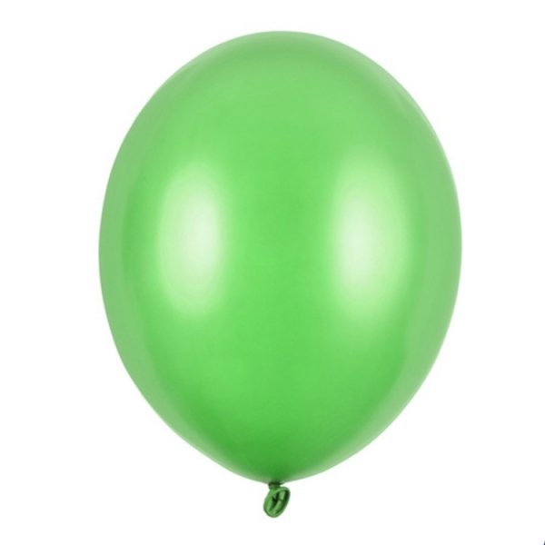 50-pack Ljusgr�na Metallic Standardballonger