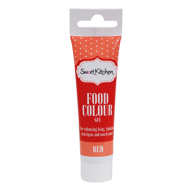 Färggel - Röd - Sweet Kitchen - 25 g - Pasta/Gelfärger, Färgsättare