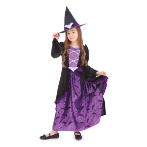 Maskeraddr�kt - H�xa - Svart/Lila
