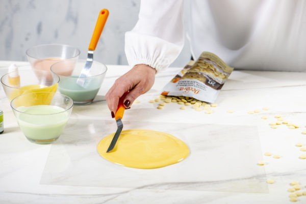 Chocolate Discs - Vit choklad 34% kakao - Decora - 250 g