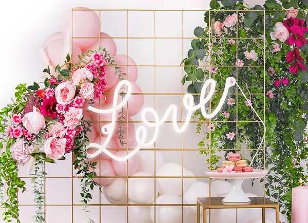 Neonskylt LED - Love - 61 x 27,4 cm