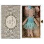 Ballerinamus med dagbdd - Maileg - Lillasyster - Mintgrn
