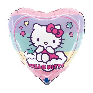 Folieballong - Hello Kitty - Rainbow - 46 cm