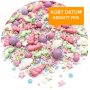 Str�sselmix - Happy Sprinkles - But first, Unicorns - STOR BURK 180 g *KORT DATUM*
